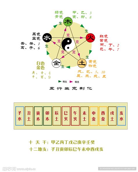 天干 地支 五行|天干地支五行对照表，了解传统文化的钥匙